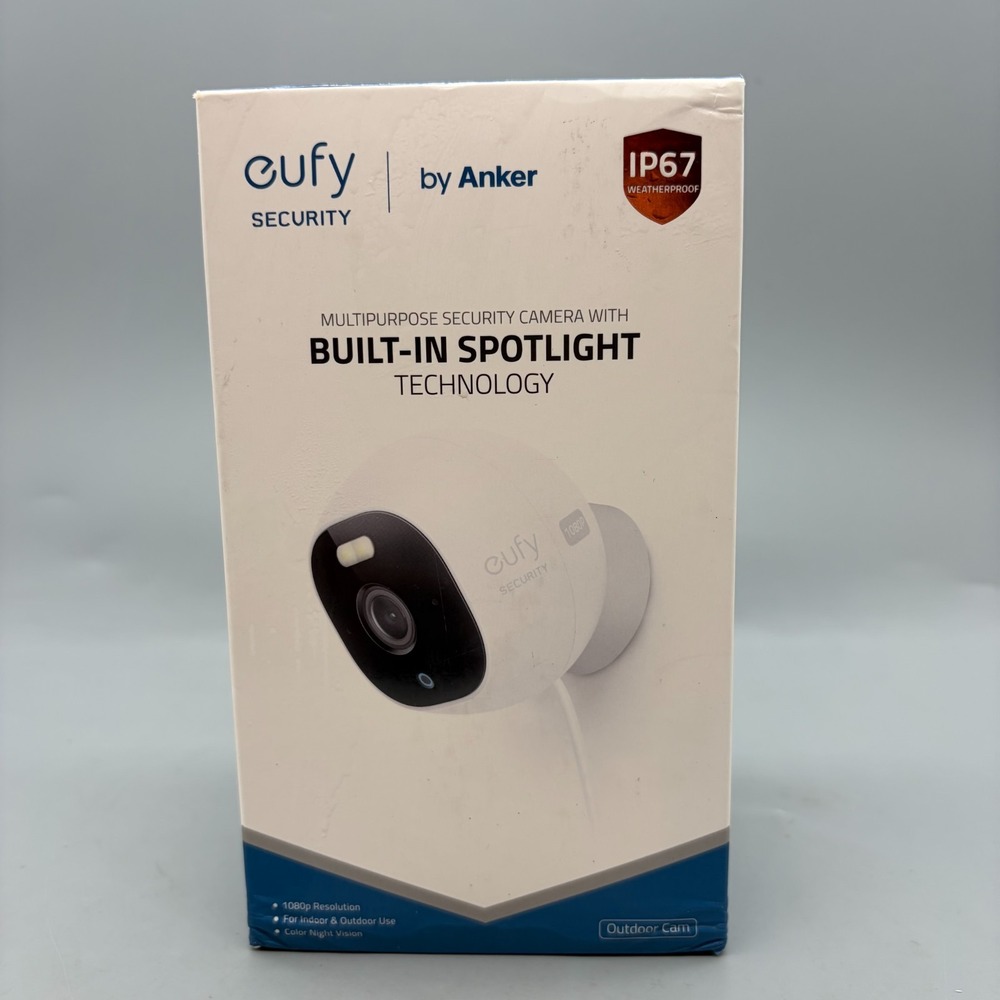 Eufy Anker Security E210 Outdoor Security Wired Camera T8442X - Sealed